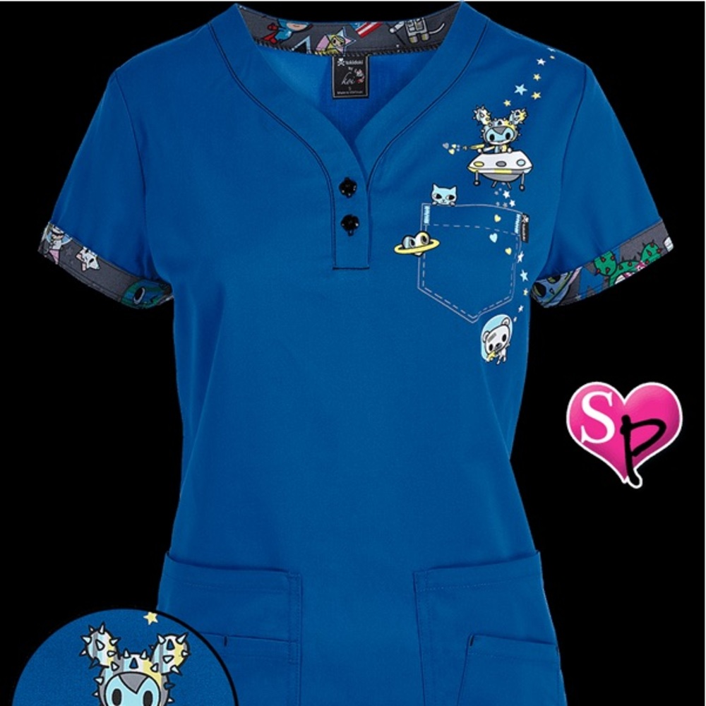 Tokidoki Scrub top